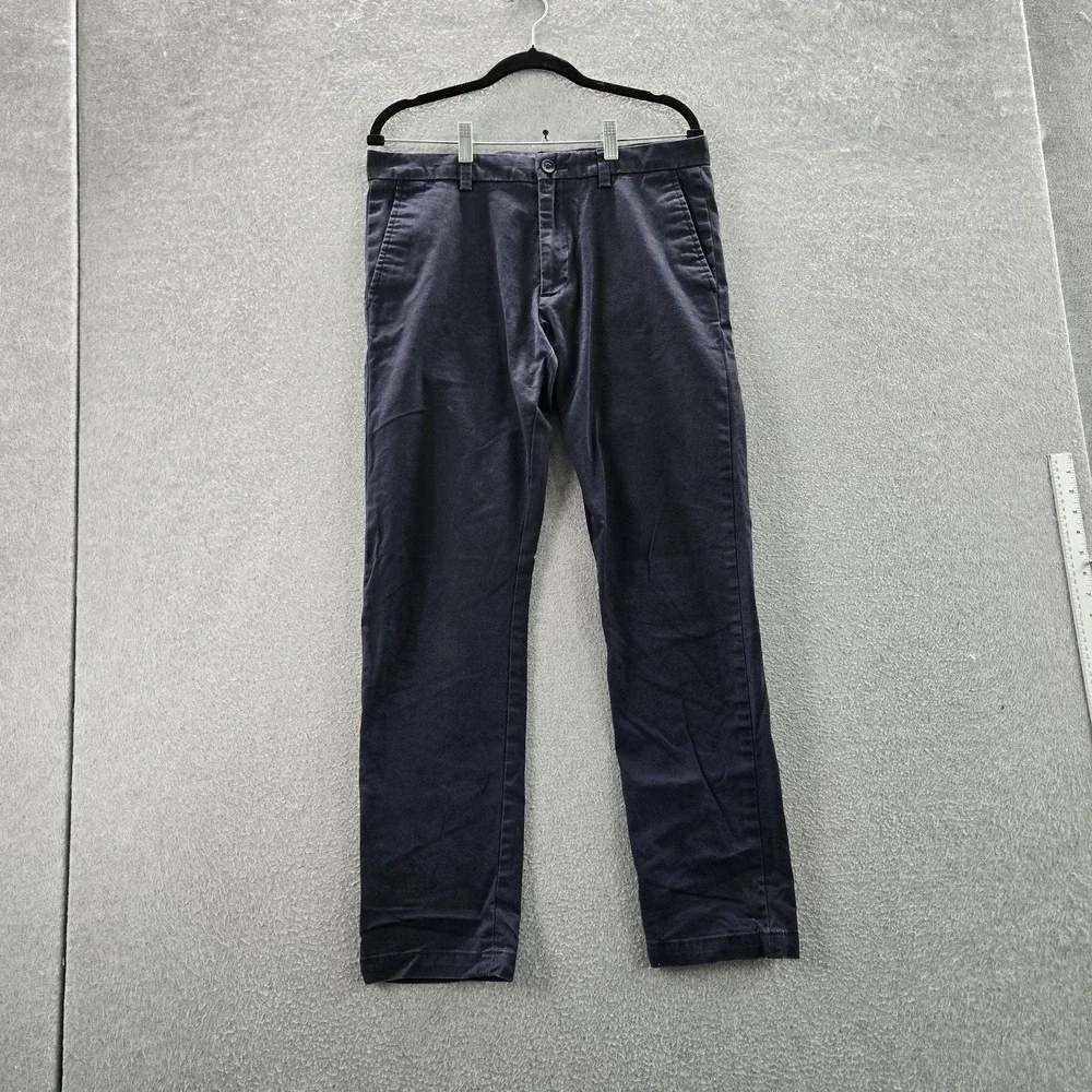 Banana Republic Men Pants 33X32 Blue‎ Chino Fulton Skinny 29